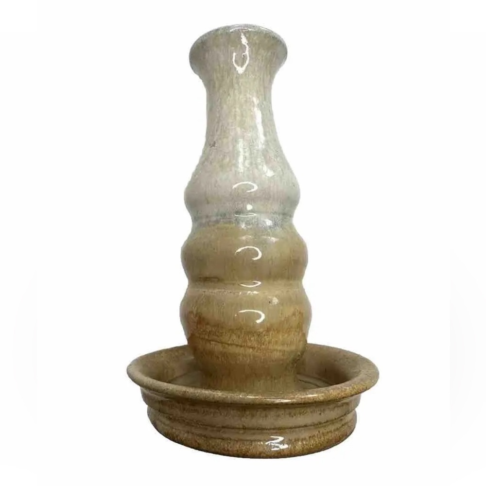 Vintage Jack Pott Pottery Studio CandleHolder 6” Grandma Core Indie Cottage Core